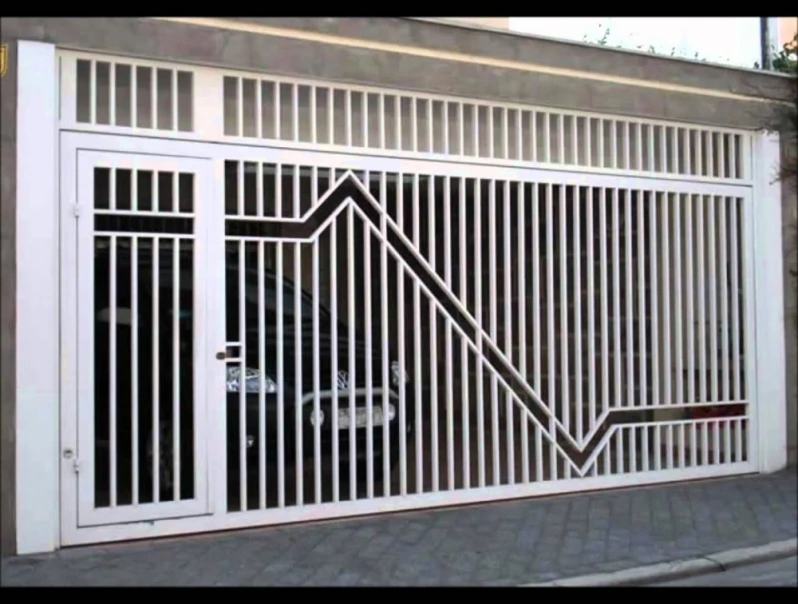 portão articulado de ferro galvanizados